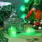 St. Patrick's Day Accessories Green Light up Shamrocks Necklaces St Patrick Day Beads Led Green Shamrock Necklace Irish Metallic for Irish St. Patrick Party Dressing up Costume Supplies